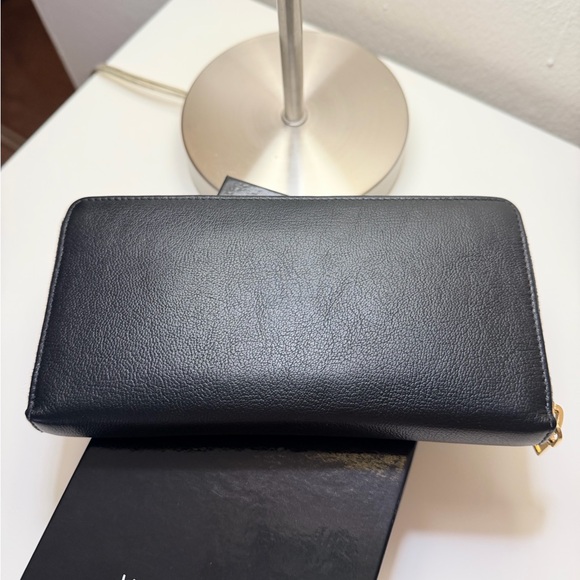 Yves Saint Laurent YSL Black long zipper wallet - Picture 5 of 9